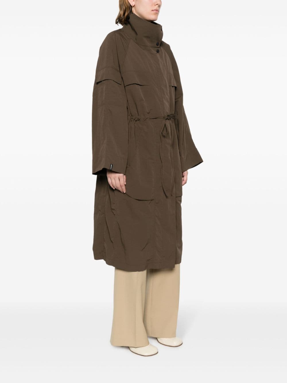 Shop Aeron Pacha Technical Parka In Brown