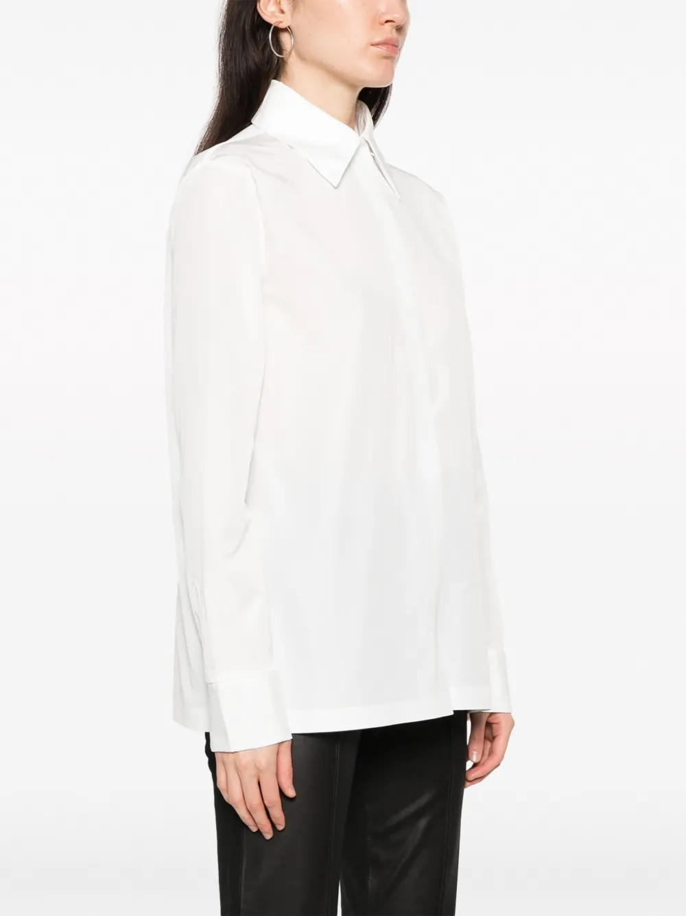 Norma Kamali Blouse met puntkraag Wit