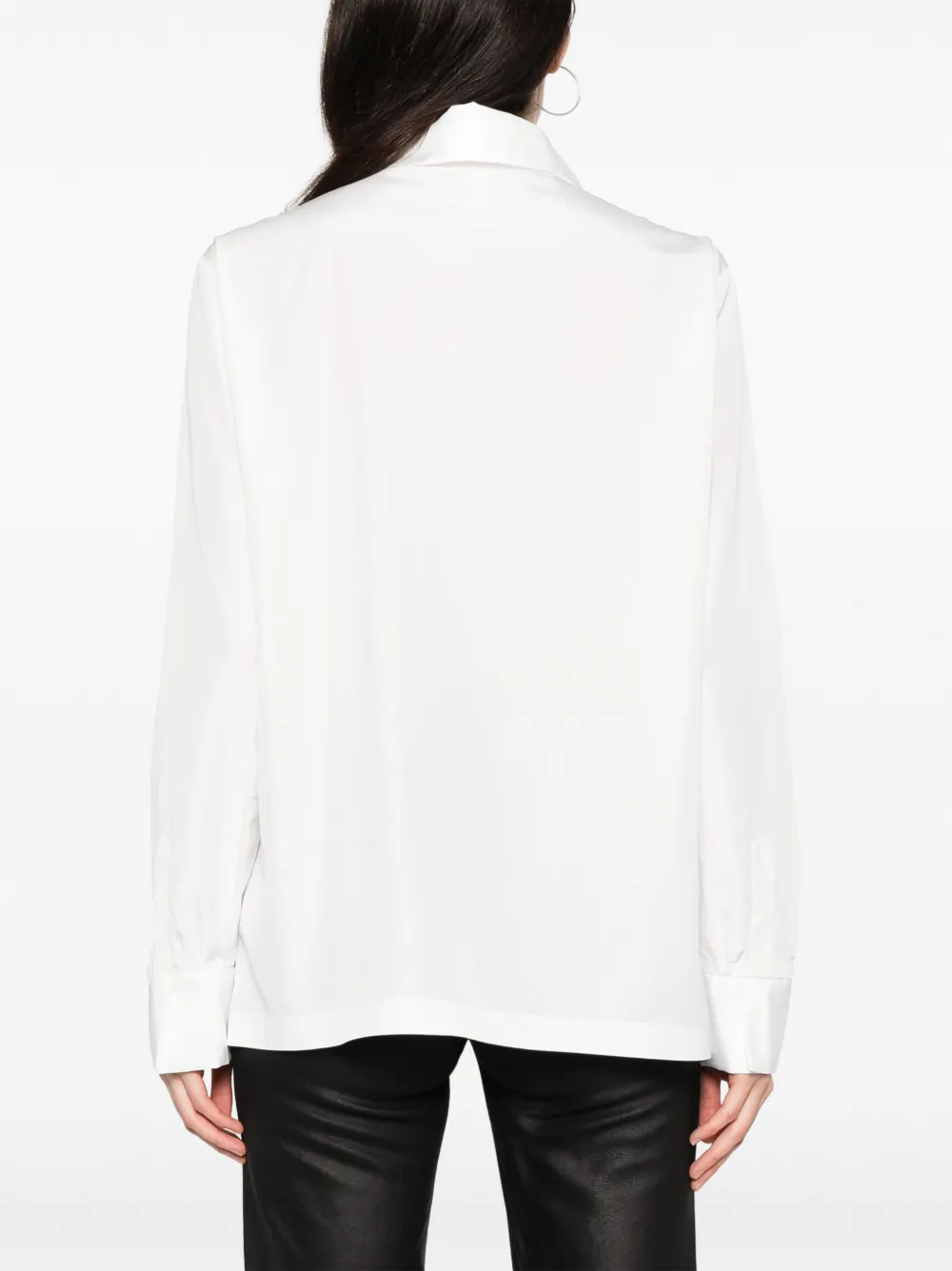 Norma Kamali Blouse met puntkraag Wit