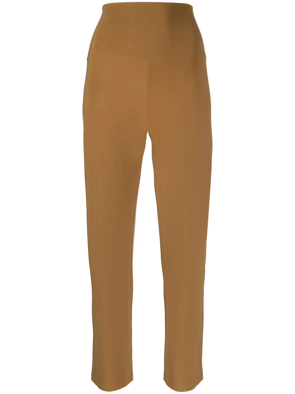 Norma Kamali Slim-fit broek Bruin