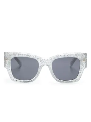 Gucci rainbow glitter glasses discount