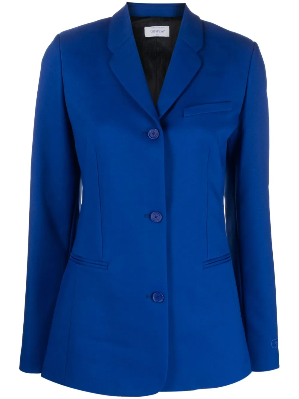 Off-white Tech Drill Tailoring Jacket In Blue