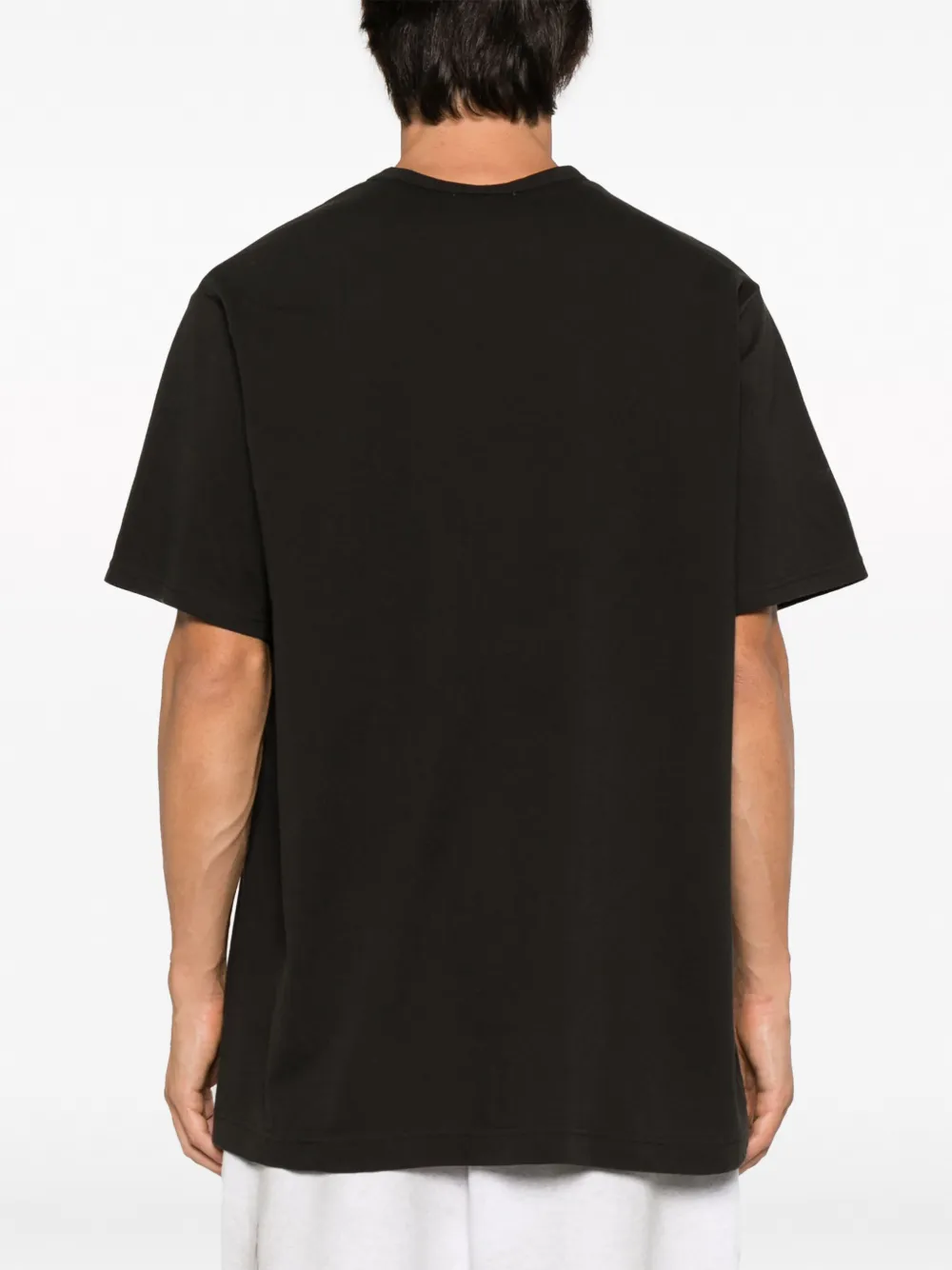 Yohji Yamamoto T-shirt met ronde hals Bruin