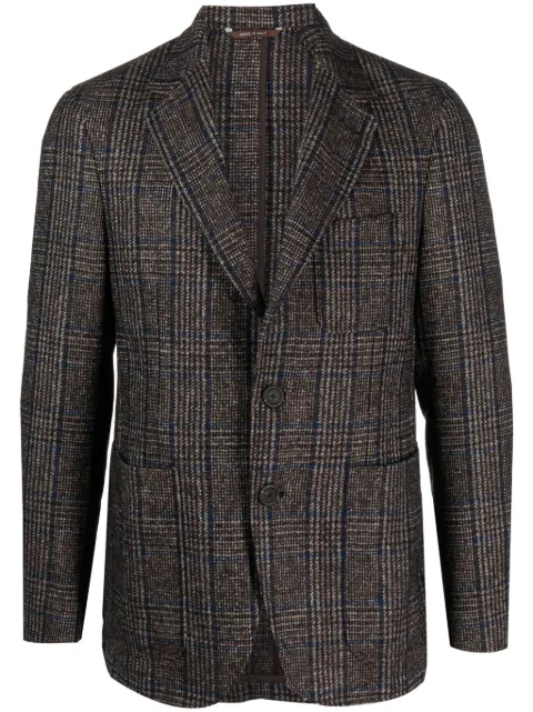 Canali blazer con botones y motivo de cuadros