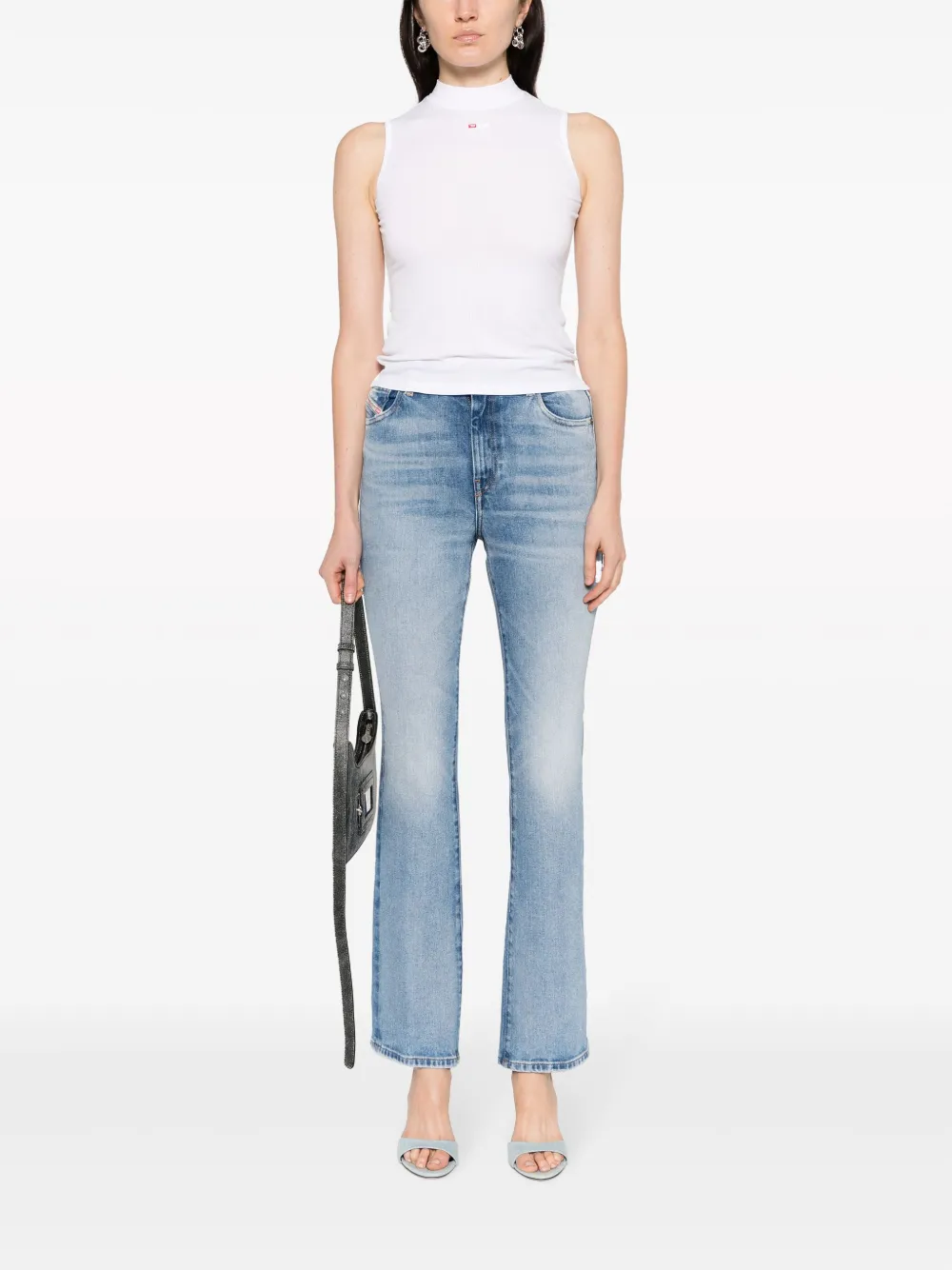 Diesel logo-patch bootcut jeans | Bootcut Jeans | Image 2