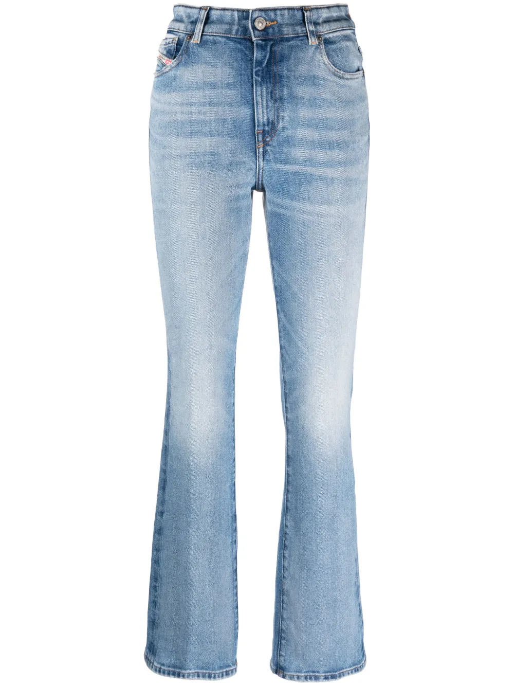 Diesel logo-patch bootcut jeans | Blue | Image 1