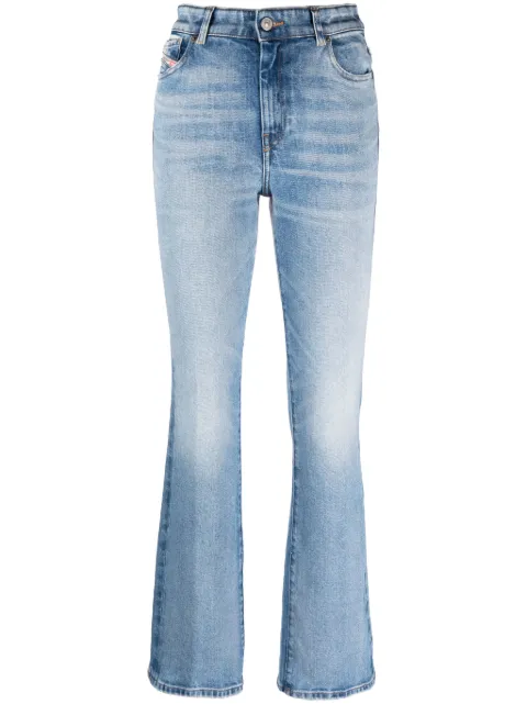 Diesel logo-patch bootcut jeans