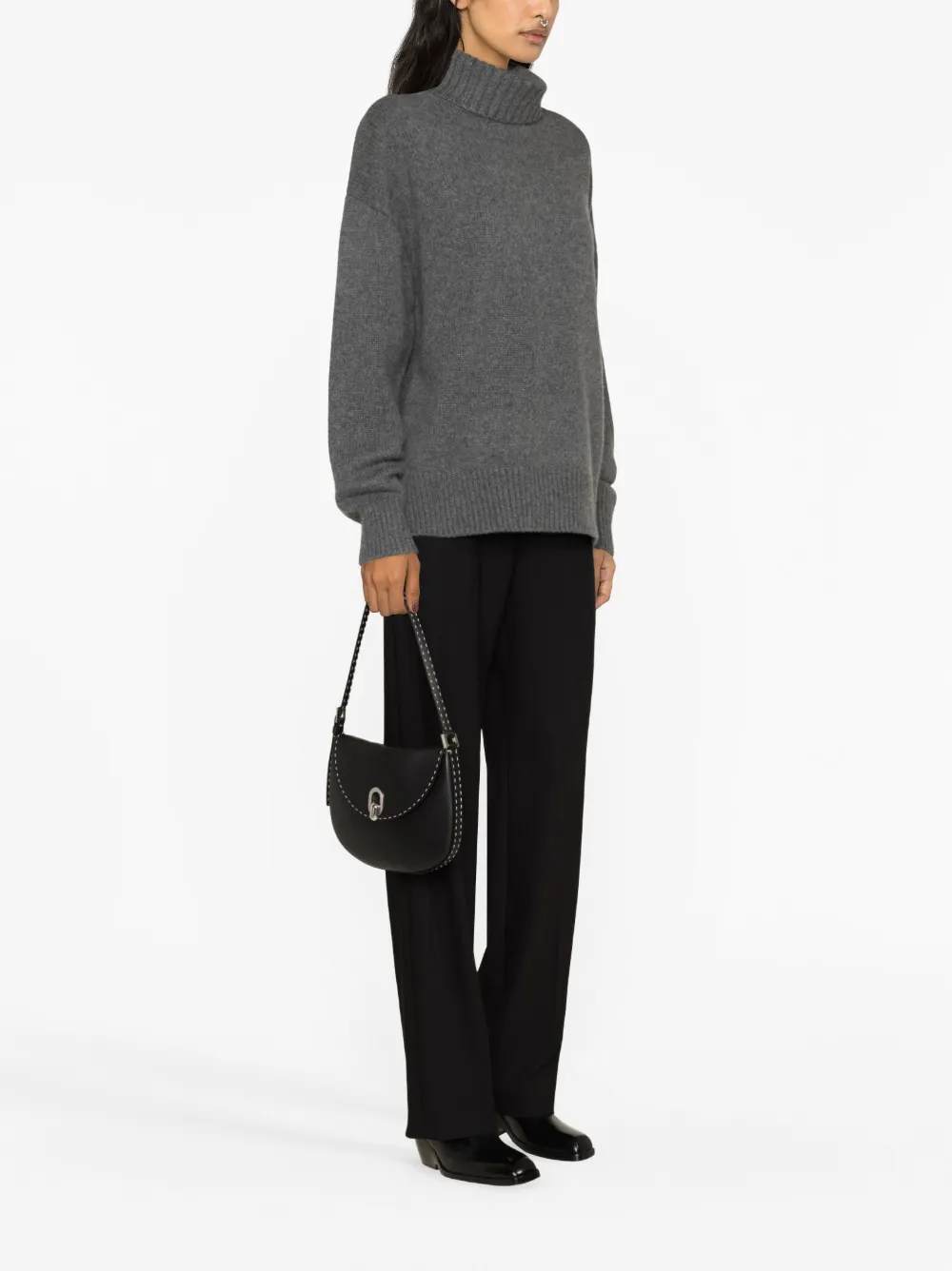 extreme cashmere N°20 kasjmier coltrui Grijs