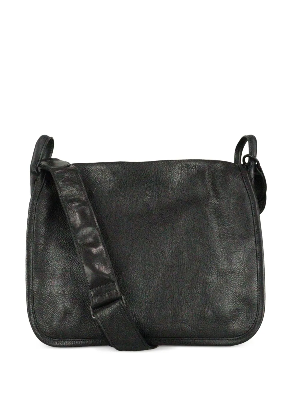 Yohji Yamamoto Flap Shoulder Bag In Black
