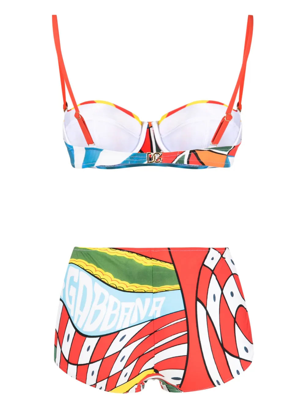 Dolce & Gabbana Bikini met print - Veelkleurig