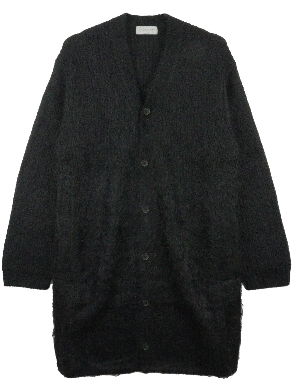 Yohji Yamamoto Vest met V-hals Zwart