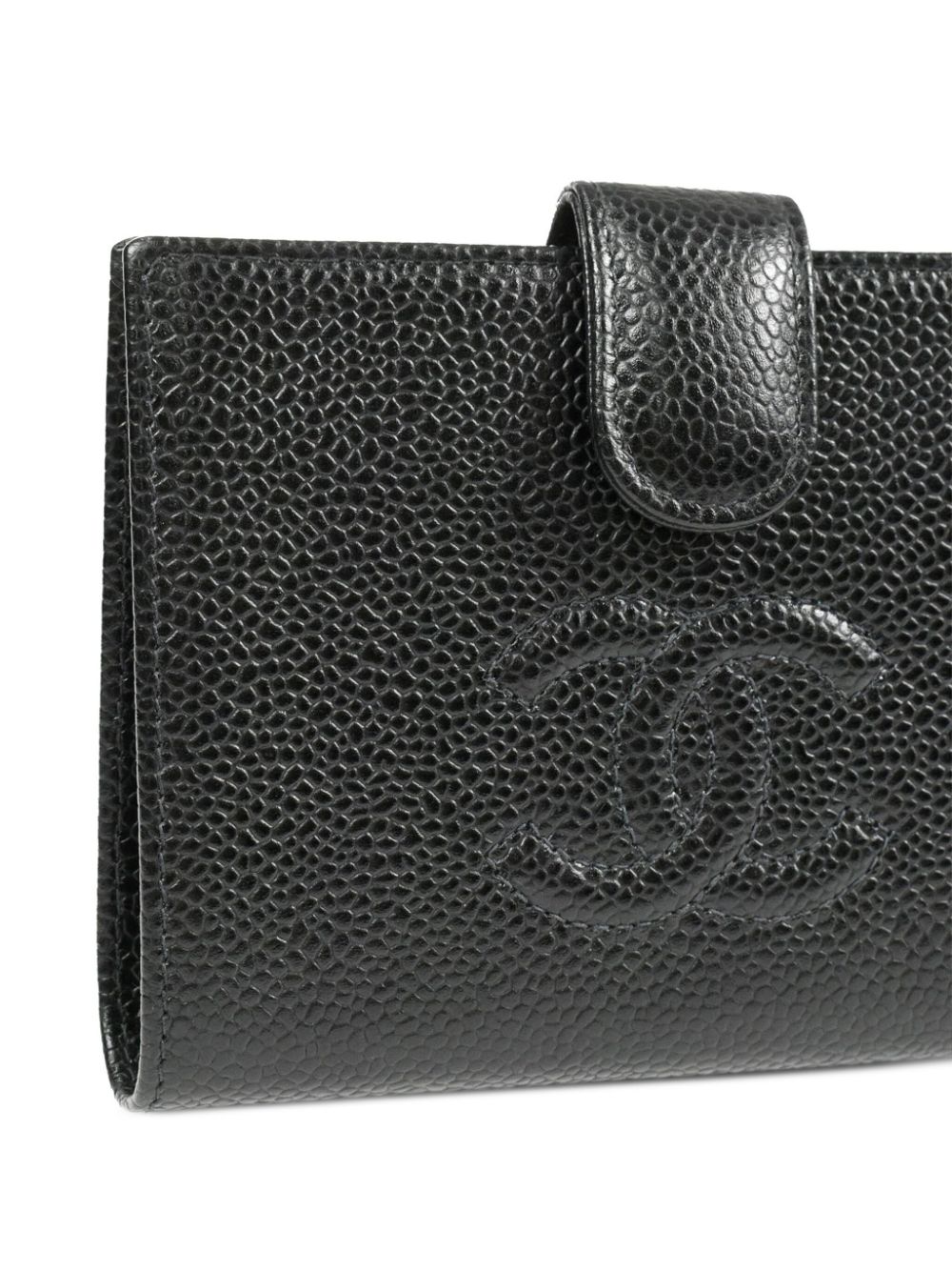 Chanel Timeless French Purse Wallet in Black