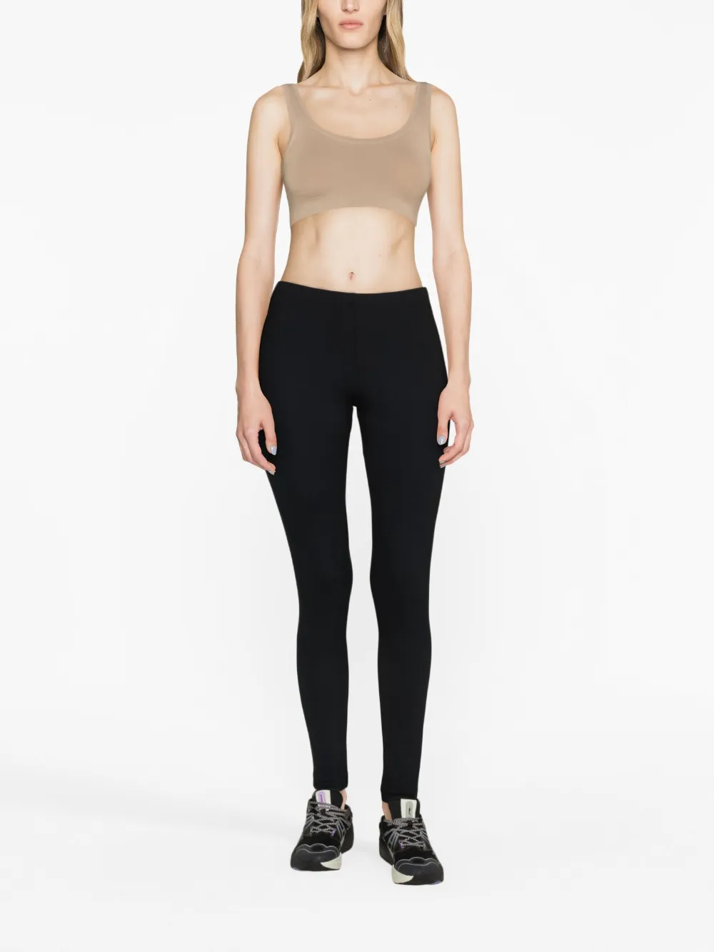 Hanro scoop-neck cropped top - Bruin