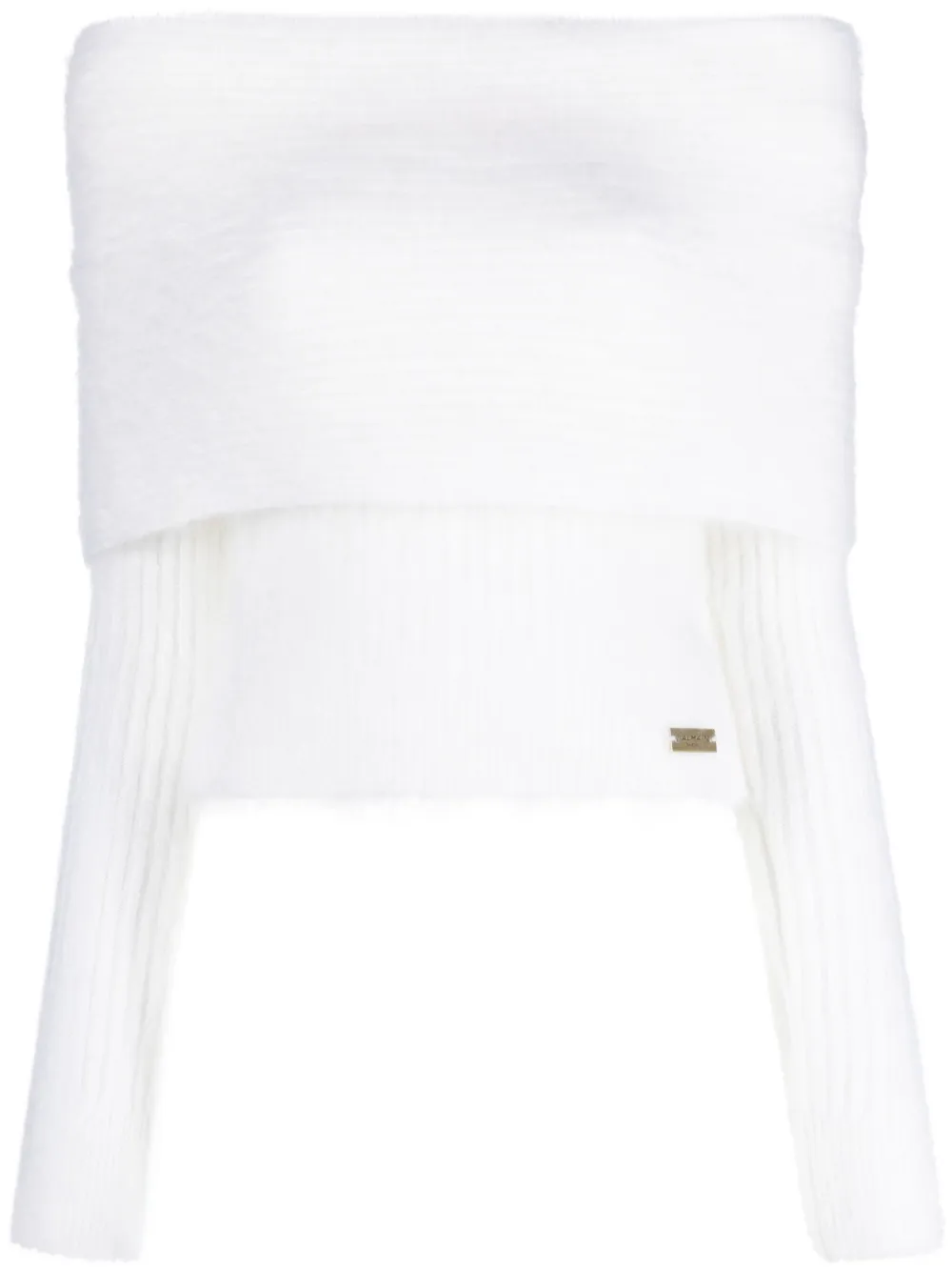 Balmain Trui van wolmix Wit