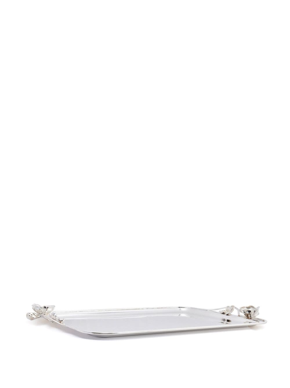 Shop Christofle Anemone Silver-plated Rectangular Tray