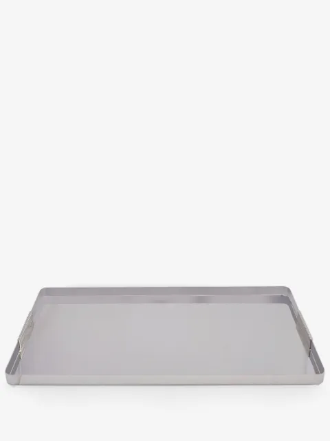 Ralph Lauren Home ribbed stainless steel plate