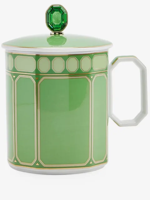 Rosenthal Signum Fern geometric-pattern print mug 