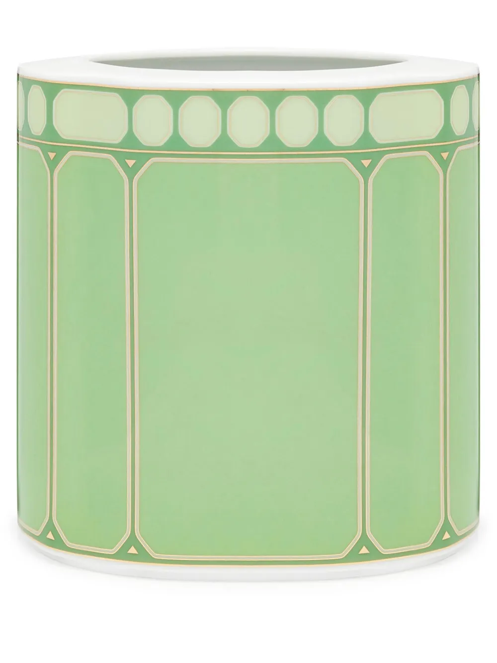 Rosenthal Vaso Signum Fern Rosenthal x Swarovski (17cm) - Verde