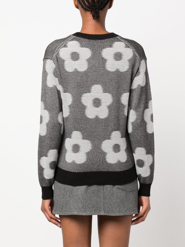 Kenzo Flower Spot Jacquard Cardigan - Farfetch