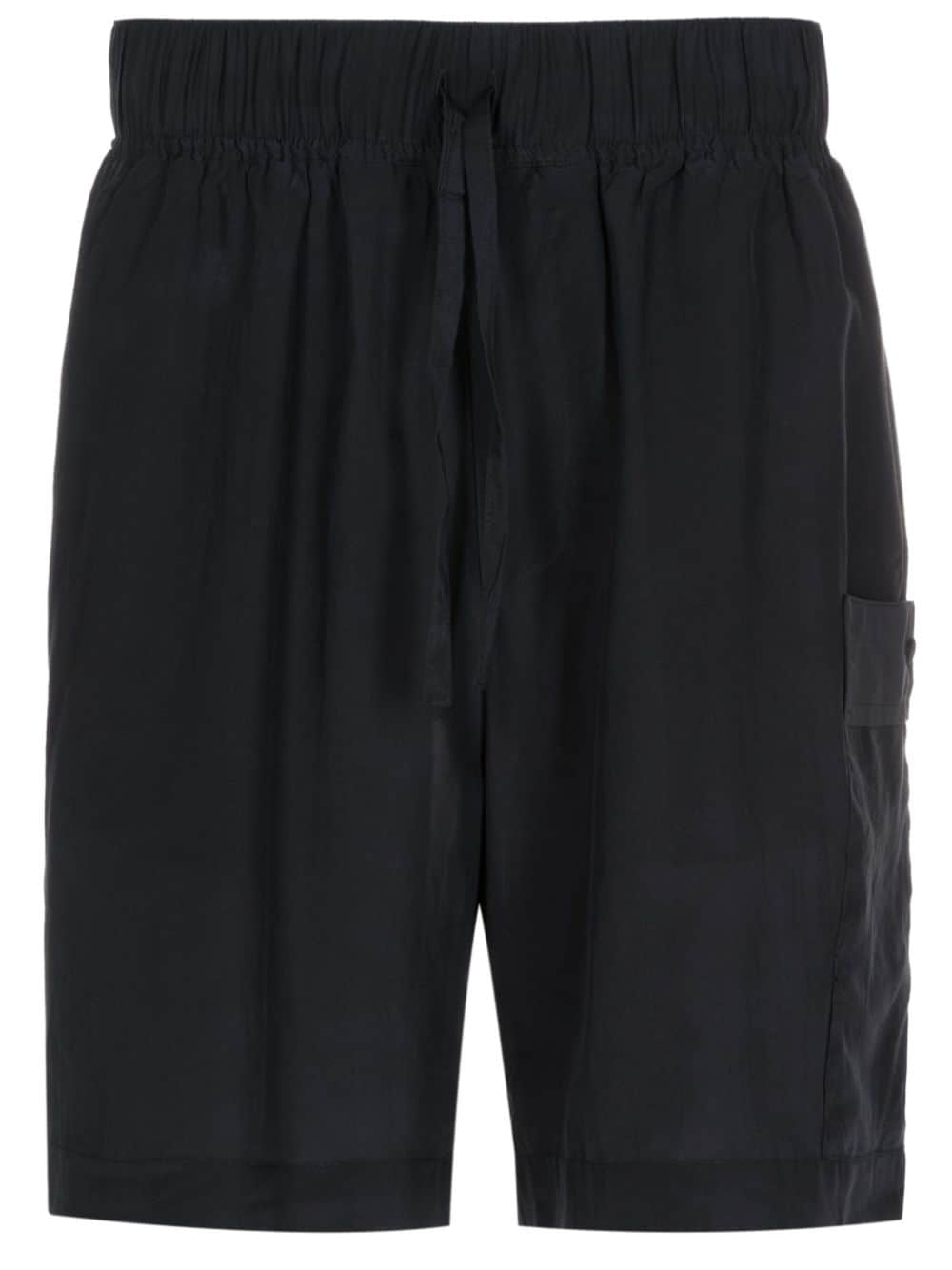 Gunther Silk Shorts Black