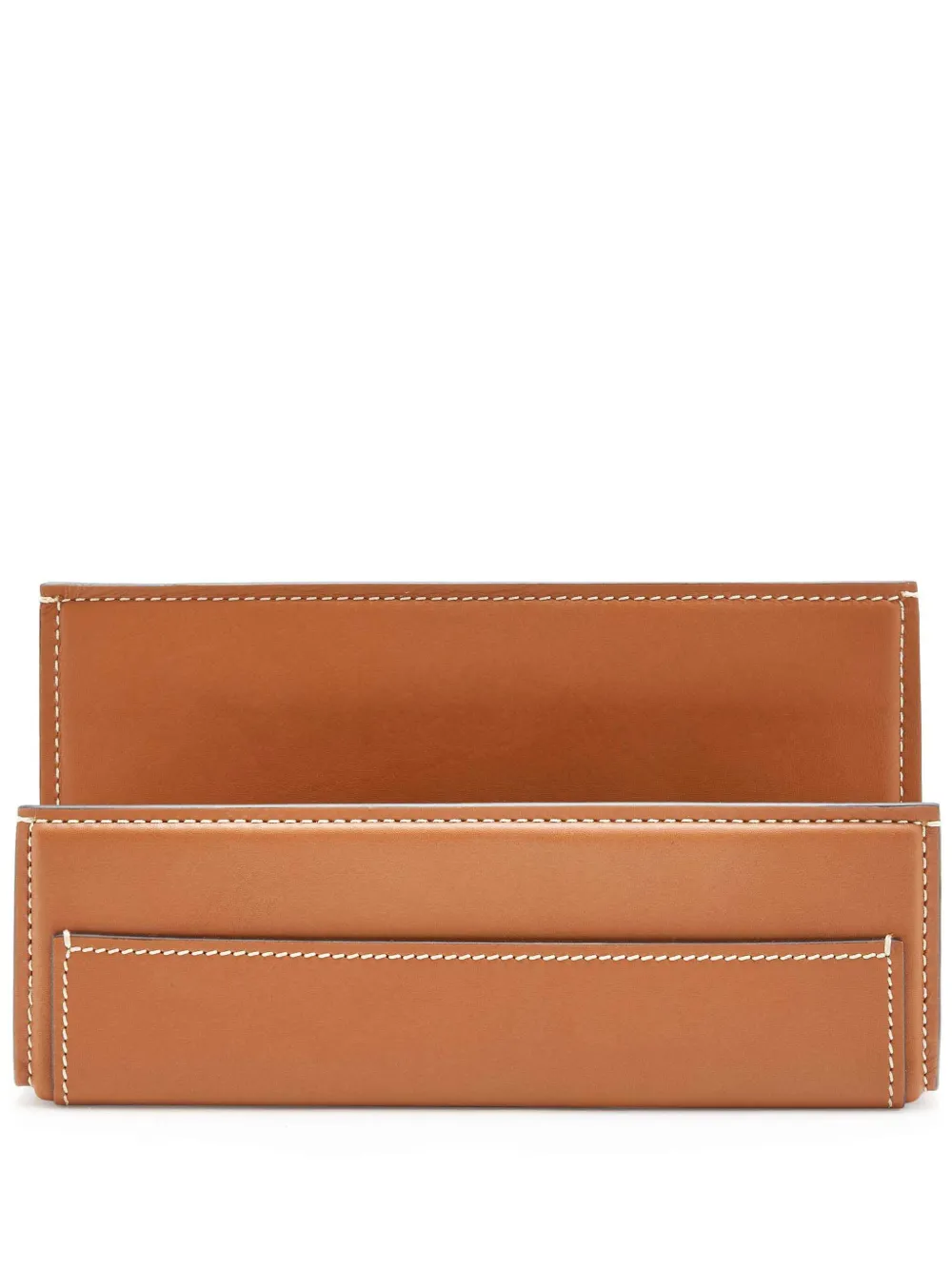 Ralph Lauren Home Brennan leather letter rack saddle | Brown | Image 1