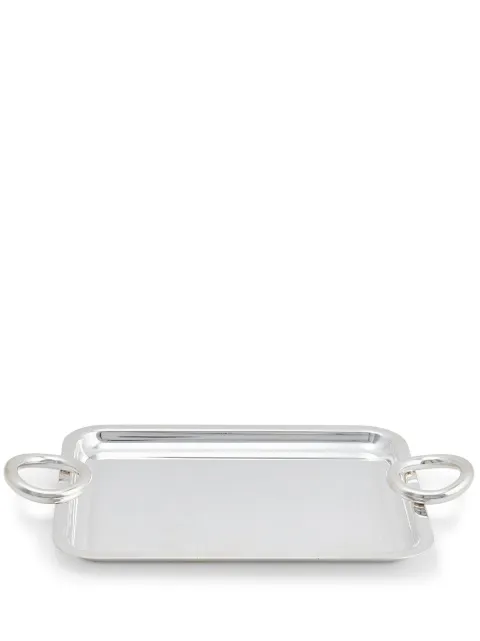 Christofle Vertigo silver-plated tray