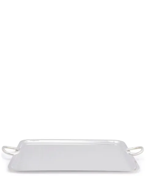 Christofle Vertigo silver-plated tray