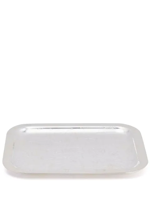 Christofle Graffiti silver-plated tray