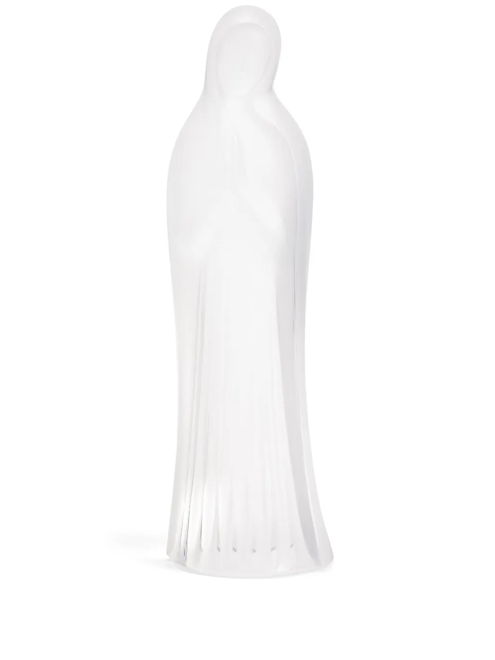 Lalique Virgin With Hands Together Crystal Figurine In Clear