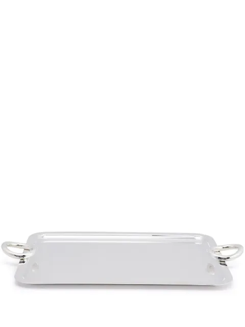 Christofle Vertigo silver-plated tray