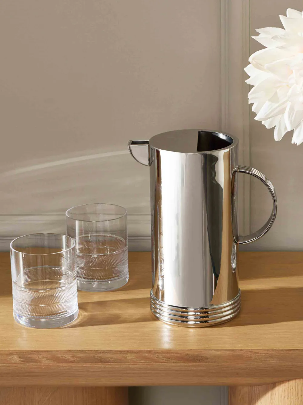 Polo Ralph Lauren Thorpe Stainless Steel Pitcher (17,1cm) In Silver