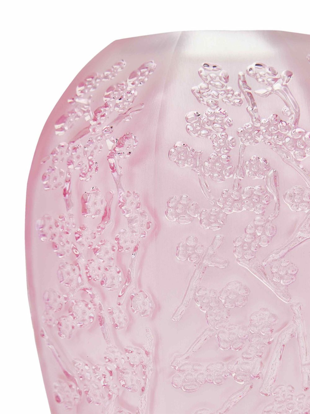 Lalique Sakura kristallen vaas (17,5 cm) - Roze