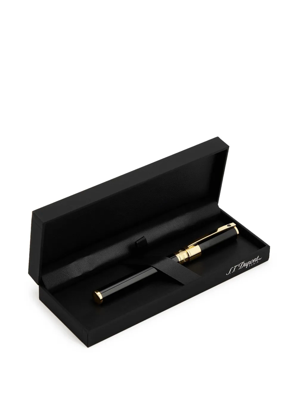 St Dupont D-initial Fountain Pen In Black