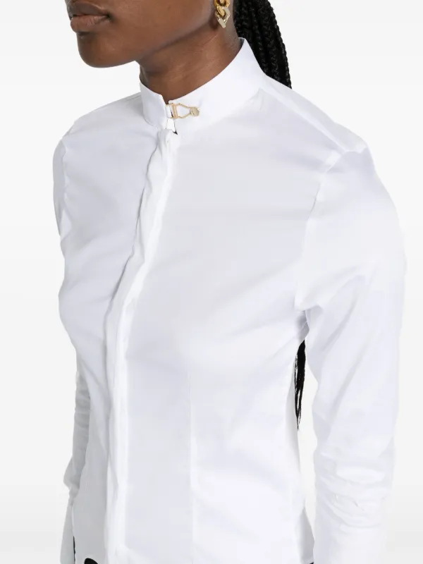 Maison Close Camicia Con Bretelle Bianco FARFETCH IT