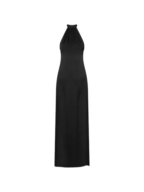 Maison Close vestido satinado con espalda abierta