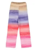 Missoni Kids gradient-effect elasticated-waistband trousers - Red