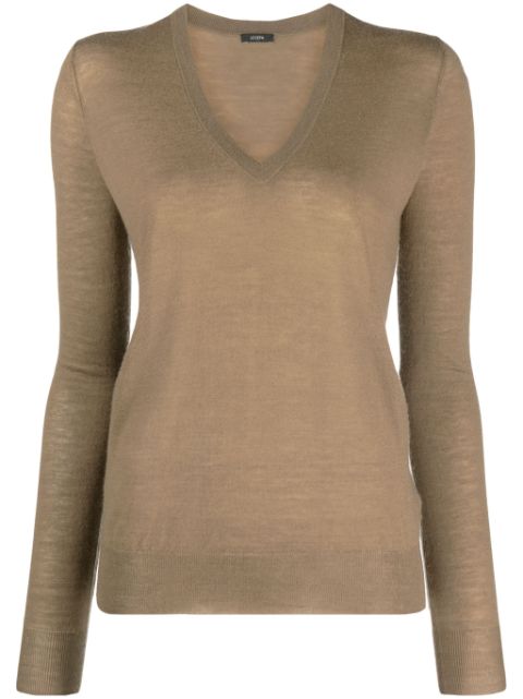 JOSEPH V-neck cashmere jumper Women