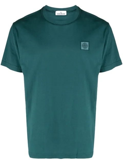 Stone Island Compass-patch cotton T-shirt