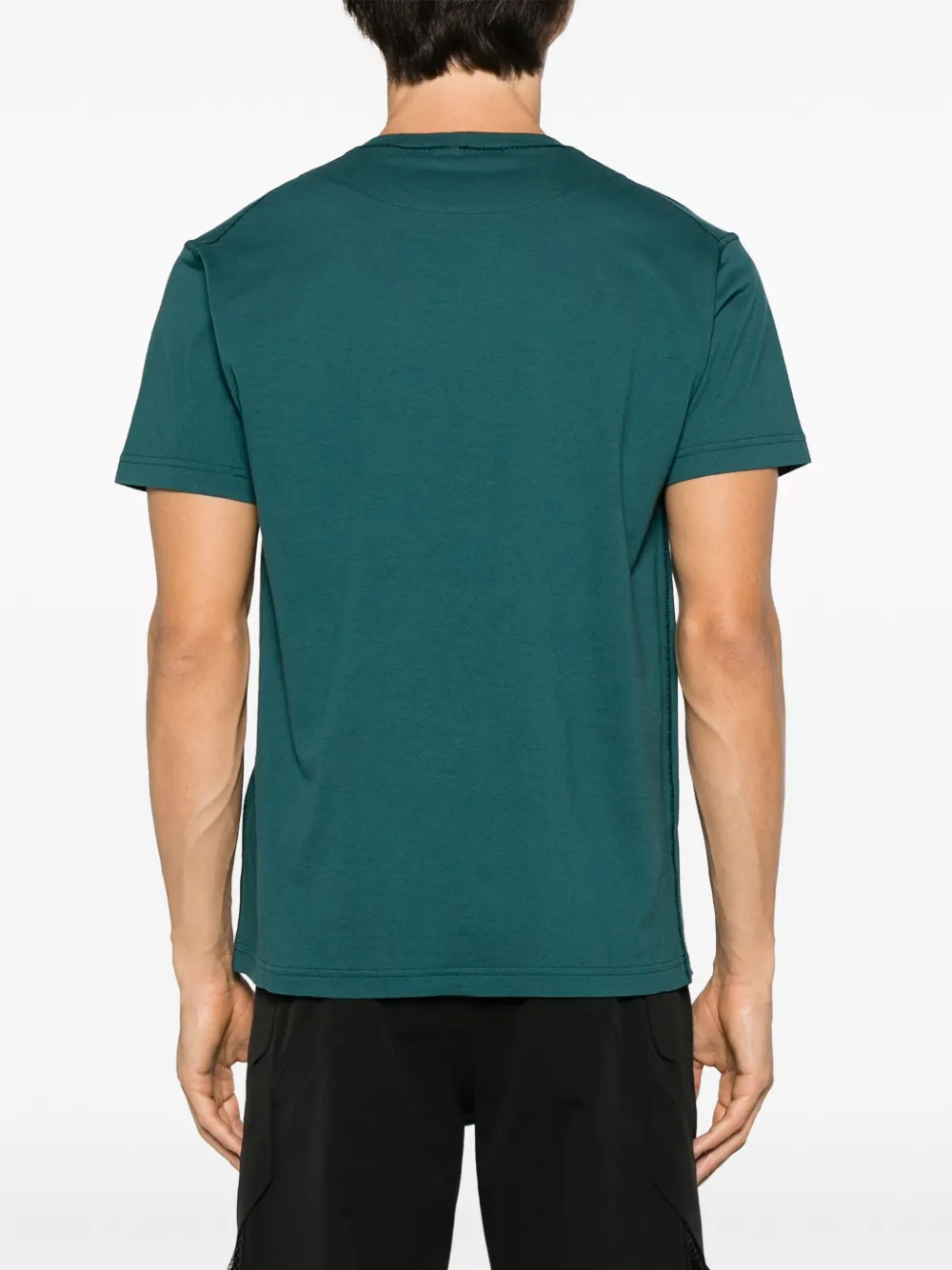 Stone Island T-shirt met Compass-logopatch Groen