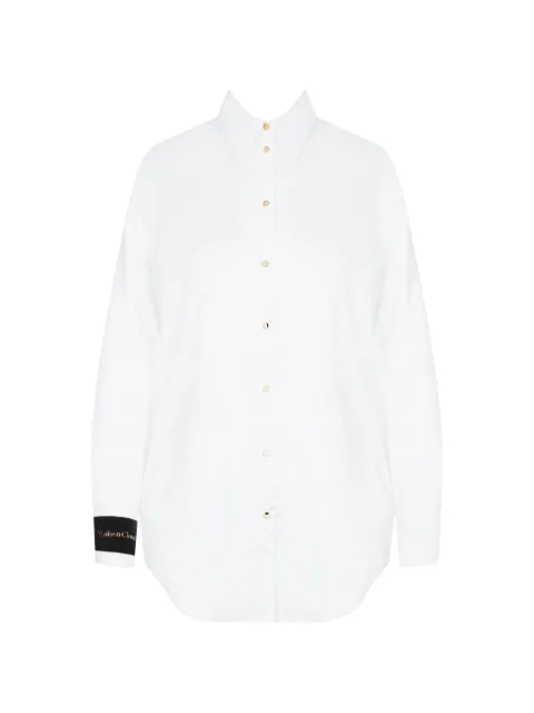 Maison Close shorts i poplin med logomærke