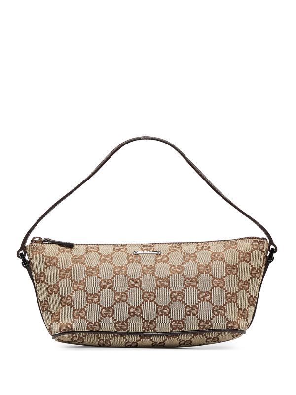 Gucci Boat Pochette Gg Canvas Bag