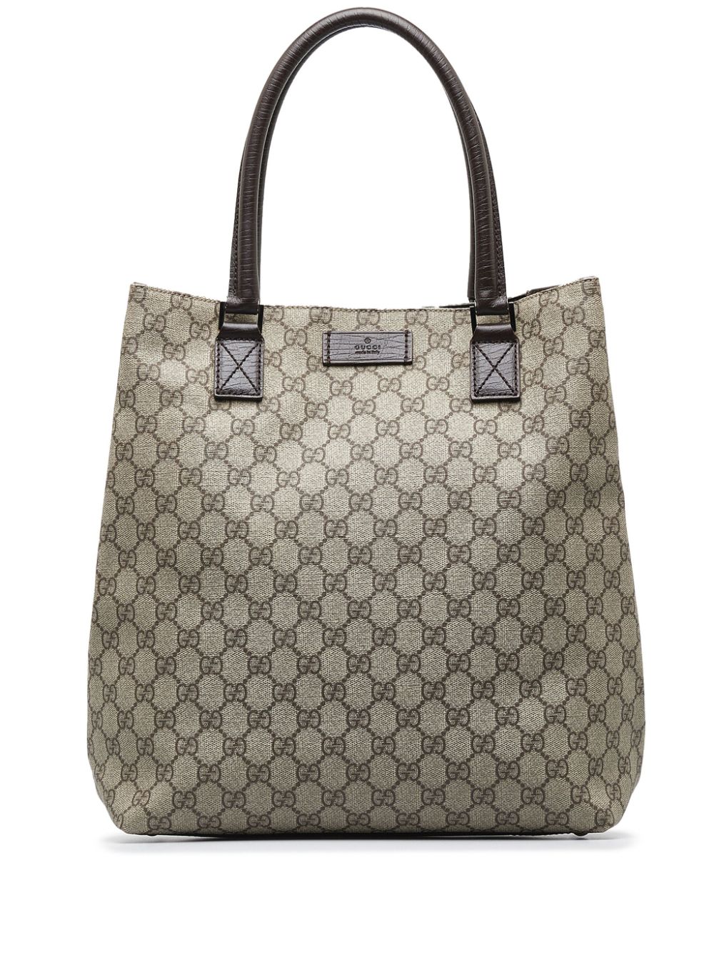 Gucci Neutrals, Pattern Print GG Supreme Blooms Small Reversible Tote