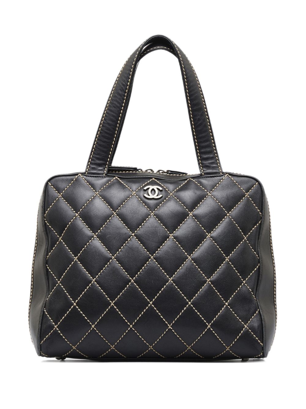 Tan Chanel CC Wild Stitch Handbag – Designer Revival