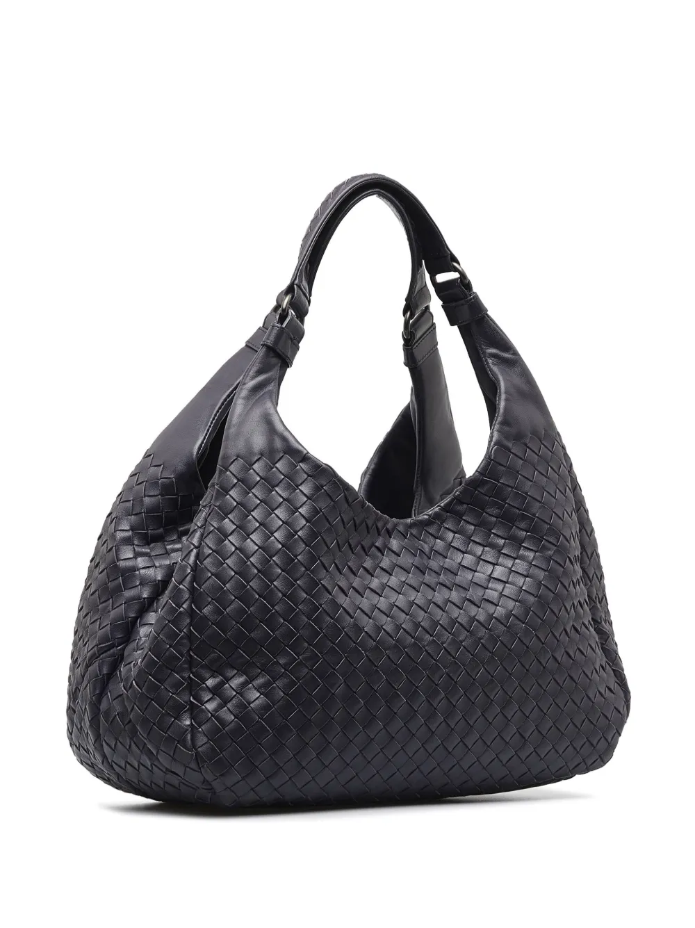 Bottega Veneta Pre-Owned large Intrecciato Campana handbag - Zwart