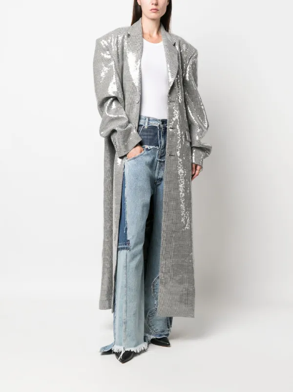 Sequin long coat outlet