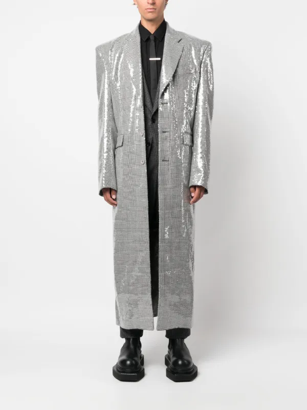 Embellished duster coat sales