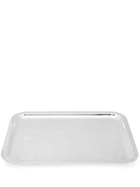 Christofle Graffiti silver-plated rectangular tray