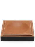 Ralph Lauren Home Brennan Leather-Teak catchall (15.9 cm) - Brown
