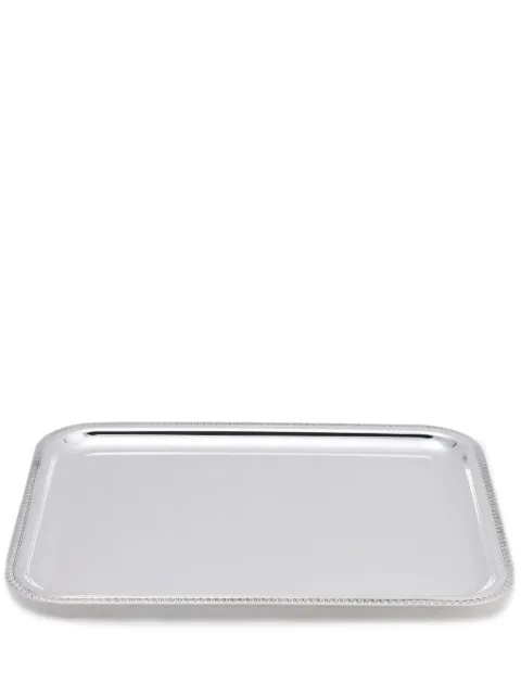 Christofle Malmaison silver-plated rectangular tray
