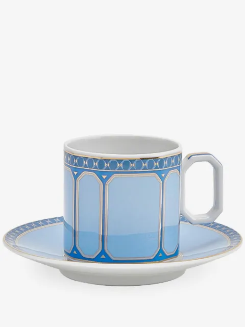 Swarovski Signum Azure espressokopp och tefat